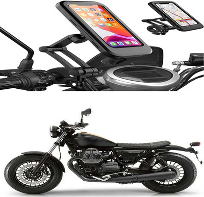 MS Wholesellar Shockproof Waterproof Bike Mobile Stand Secure Grip Anti-... Bike Mobile Holder(Black)