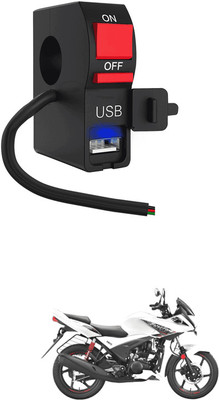 LOVMOTO Universal LED Fog Lights Switch with USB Charging 92 1 A Bike Mobile Charger