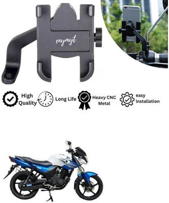Navineha GPS Handle Fitting Alumunium C 2 Bike Mobile Holder(Black)