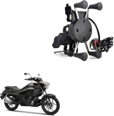 Delhismart SPIDER DESIGN X GRIP MOBILE HOLDER-067 Bike Mobile Holder(Black)