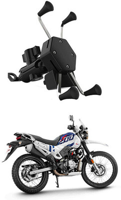 rajcell Bike Mobile X-Grip Holder With Charger For Hero-Xpulse-200-4-V Bike Mobile Holder(Black)