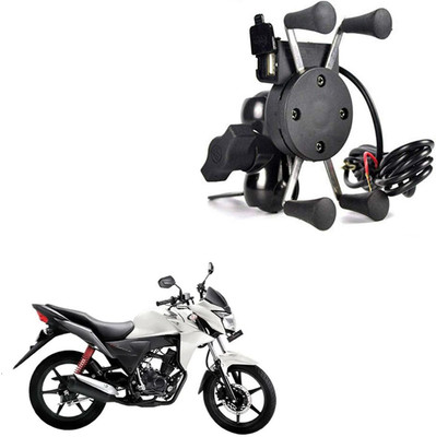 Delhismart SPIDER DESIGN X GRIP MOBILE HOLDER-146 Bike Mobile Holder(Black)