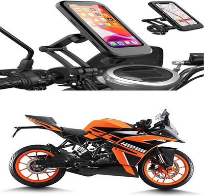 MS Wholesellar Bike GPS Mobile Holder Waterproof for Riding and Navigation Bike Mobile Holder(Black)