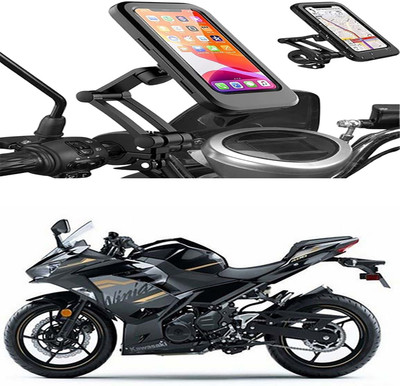 MS Wholesellar Shockproof Waterproof Bike Mobile Stand Secure Grip Anti-... Bike Mobile Holder(Black)