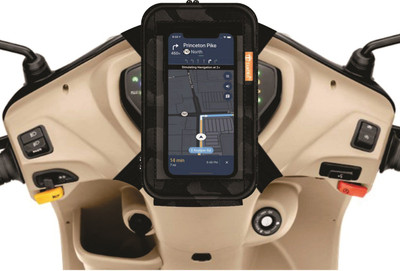 TANTRA Mobile Holder for Scooty Scooter Phone Pouch for Activa Jupiter Pleasure Ntorq Access Ather Ola S1 (Latest and Premium) (7 Inches) Bike Mobile Holder(Green)