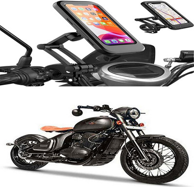 MS Wholesellar Universal Bike Phone Mount for Navigation & GPS Use Bike Mobile Holder(Black)