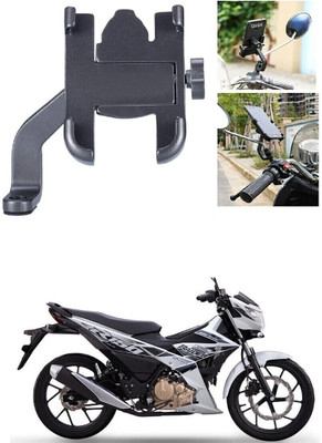 GAURIENTERPRIES Metal C 2 Without Charger Bike Mobile Holder(Black)