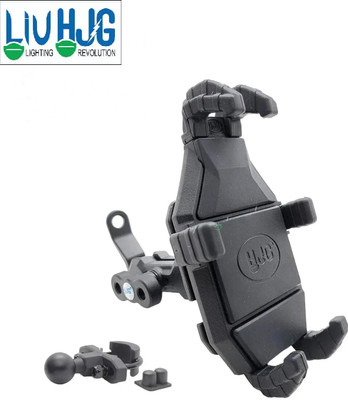 ASRYD Motorcycle/Bike/Scooty Liu Hjg Mobile Holder Spider ABS Plastic Good Quality Bike Mobile Holder(Black)