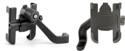 Mobtude Durable 360° Adjustable Bike Phone Holder, Strong & Secure Mount Bike Mobile Holder(Black)