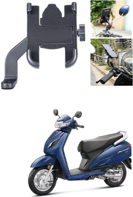 Navineha Scooty C 2 Handle Fitting Bike Mobile Holder(Black)