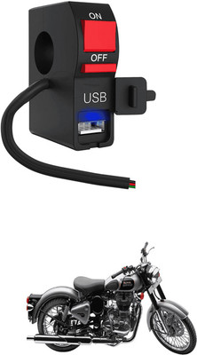 LOVMOTO Universal LED Fog Lights Switch with USB Charging 41 1 A Bike Mobile Charger
