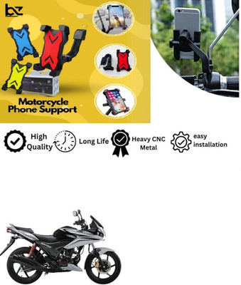 Talish SPIDER DESIGN X GRIP MOBILE HOLDER_Bike_206 Bike Mobile Holder(Black)