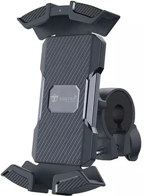 TANTRA S1A Mobile Holder for Bikes One Touch Technology Bike Mobile Holder for Maps Bike Mobile Holder(Black)