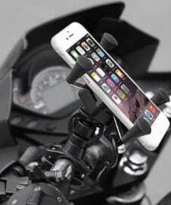 TECHGEAR NEW X Grip Handlebar Bike Holder with 360 Degree Rotations Smartphone Holder Bike Mobile Holder(Black)