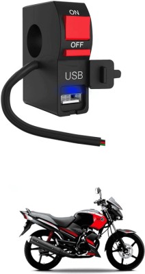 LOVMOTO Universal LED Fog Lights Switch with USB Charging 81 1 A Bike Mobile Charger