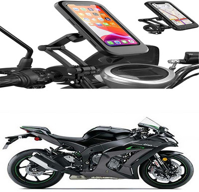 MS Wholesellar Waterproof Bike Phone Holder with 360° Rotation Bike Mobile Holder(Black)