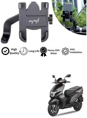 GAURIENTERPRIES Metal C 2 Wirless Bike Mobile Holder(Black)