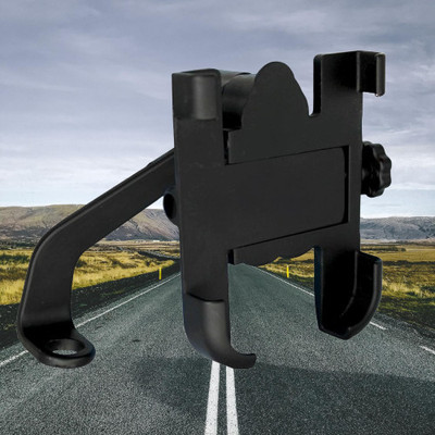 Hench Mobile Holder for Bikes or Bike Mobile Holder for Maps and GPS-08 Bike Mobile Holder(Black)