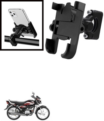 Ultra Wise 360 Degree Rotating Mirror Universal Bike Mount Holder Version 2 Metal Body Bike Mobile Holder(Black)