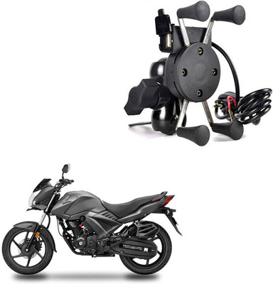 Rajcellpoint SPIDER DESIGN X GRIP MOBILE HOLDER-148 Bike Mobile Holder(Black)