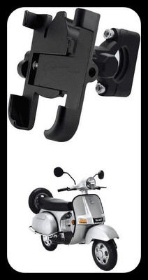 GAURIENTERPRIES Universal 360 Degree Rotating Bike Mount Holder 325 Bike Mobile Holder(Black)