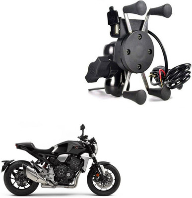 Rajcellpoint SPIDER DESIGN X GRIP MOBILE HOLDER-024 Bike Mobile Holder(Black)