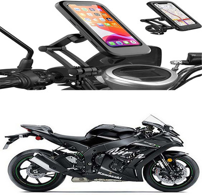 MS Wholesellar Waterproof Bike Phone Holder with 360° Rotation Bike Mobile Holder(Black)