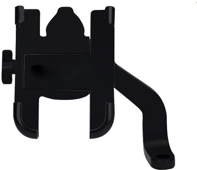 GOSHIV Universal Bike Mount Holder Version 2.0 Metal Body 360 Degree Without Charger Bike Mobile Holder(Black)