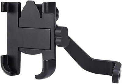 HOJI C2 Phone Aluminum Bicycle Motorcycle Handlebar Mount Bike Mobile Holder Bike Mobile Holder(Black)