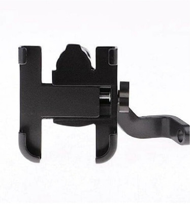 GAURIENTERPRIES Metal C2 Without USB Bike Mobile Holder(Black)