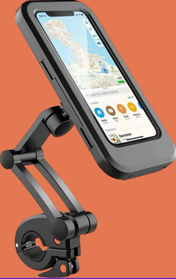 Galaxyway Bike Phone Mount Waterproof Phone Holder 360 Rotation_n6 Bike Mobile Holder(Black)