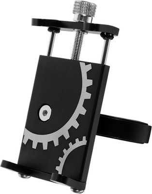 carempire Bike Phone Holder Mobile Stand for Motorcycles Electric Vehicles Easy to Install Bike Mobile Holder(Black)