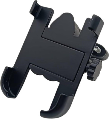 OmTextiles Universal Bike Mount Holder Secure Grip & Adjustable 360 Degree Angle Metal Body Bike Mobile Holder(Black)