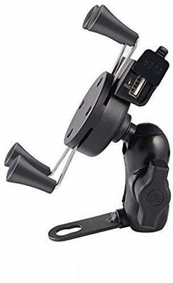 Delhismart X-Grip Spider Mobile Holder Bike Mobile Holder(Black)