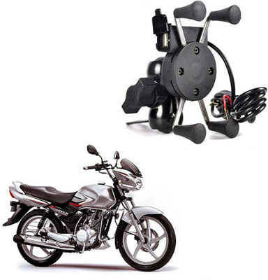 Rajcellpoint SPIDER DESIGN X GRIP MOBILE HOLDER-197 Bike Mobile Holder(Black)