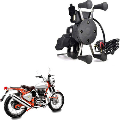 Delhismart SPIDER DESIGN X GRIP MOBILE HOLDER-045 Bike Mobile Holder(Black)