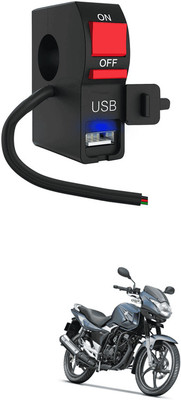 LOVMOTO Universal LED Fog Lights Switch with USB Charging 83 1 A Bike Mobile Charger