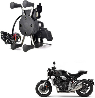 INGPRIDE SPIDER DESIGN X GRIP MOBILE HOLDER-024 Bike Mobile Holder(Black)