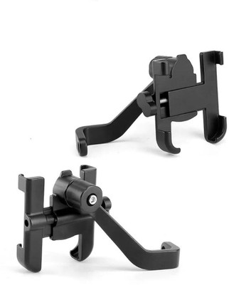 Mobtude Heavy Duty Secure Grip Bike Phone Holder, 360° Adjustable Mount Bike Mobile Holder(Black)