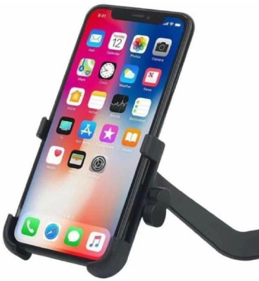 GAURIENTERPRIES Handle Fitting Aluminium C2 Bike Mobile Holder(Black)