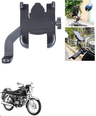 GAURIENTERPRIES Metal C2 Without USB Port Bike Mobile Holder(Black)