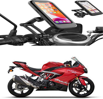 MS Wholesellar Bike Mobile Holder Waterproof Universal Fit for All Phones Bike Mobile Holder(Black)