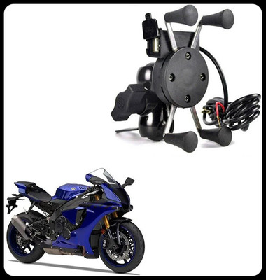 GAURIENTERPRIES SPIDER DESIGN X GRIP MOBILE HOLDER-087 Bike Mobile Holder(Black)