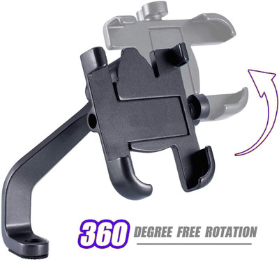 AUTODAZZ GPS Wirless C 2 Bike Mobile Holder(Black)