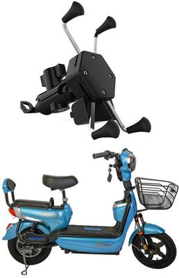 AYW Bike Mobile X-Grip Holder With Charger For Joy-E-Bike-Honeybee Bike Mobile Holder(Black)