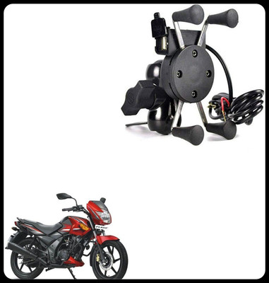 GAURIENTERPRIES SPIDER DESIGN X GRIP MOBILE HOLDER-201 Bike Mobile Holder(Black)