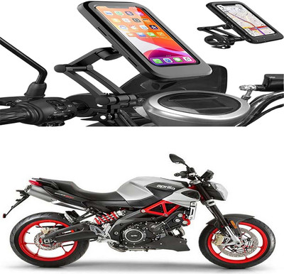 MS Wholesellar Bike Mobile Holder Waterproof Universal Fit for All Phones Bike Mobile Holder(Black)