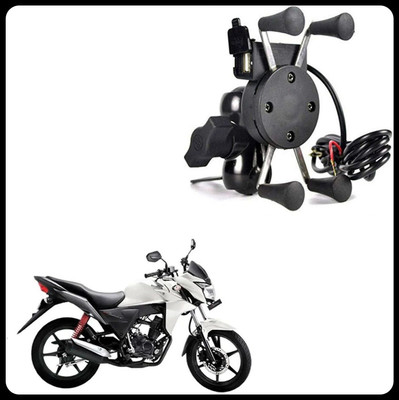 GAURIENTERPRIES SPIDER DESIGN X GRIP MOBILE HOLDER-146 Bike Mobile Holder(Black)