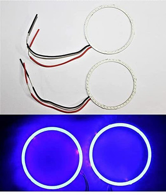 Gogna Mart K.T.M RC 125/200/390 Angel Eyes Ring Light for Headlight (Blue) Projector Lens