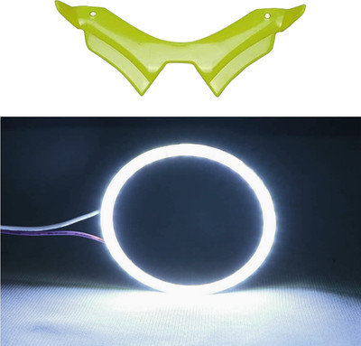 waytwogmart yama-ha Green winglet with white ring light Projector Lens